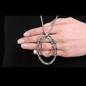 Fashion Long Pendant Necklace.